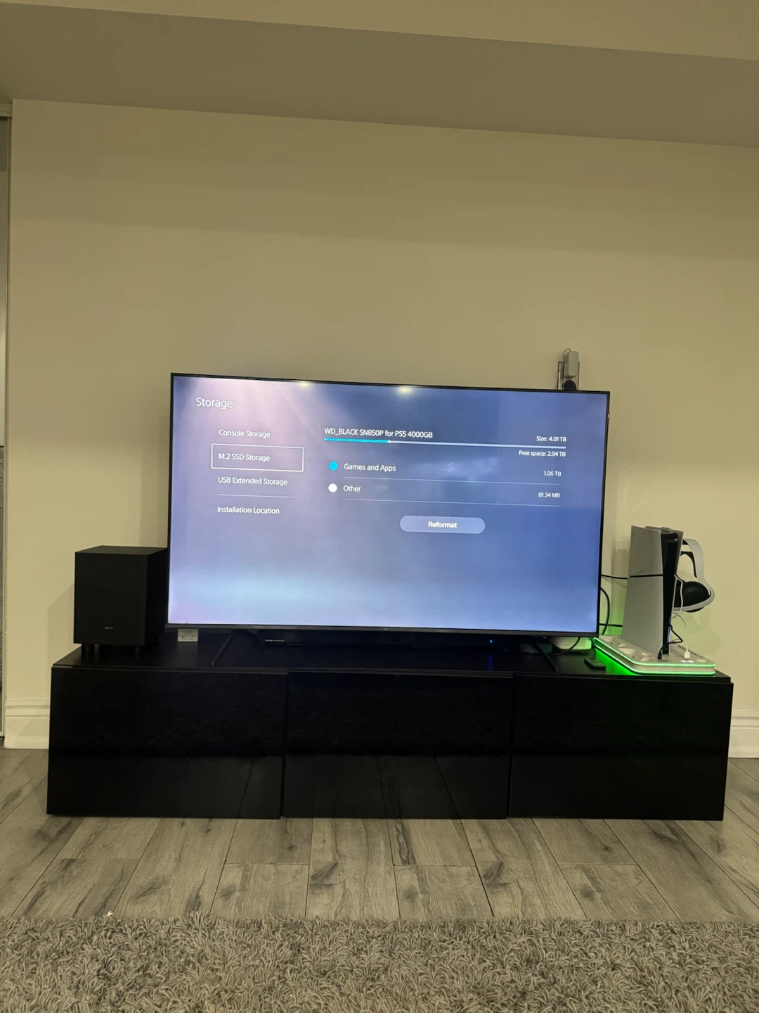 PS5 Bundle With TV Setup - photo 3