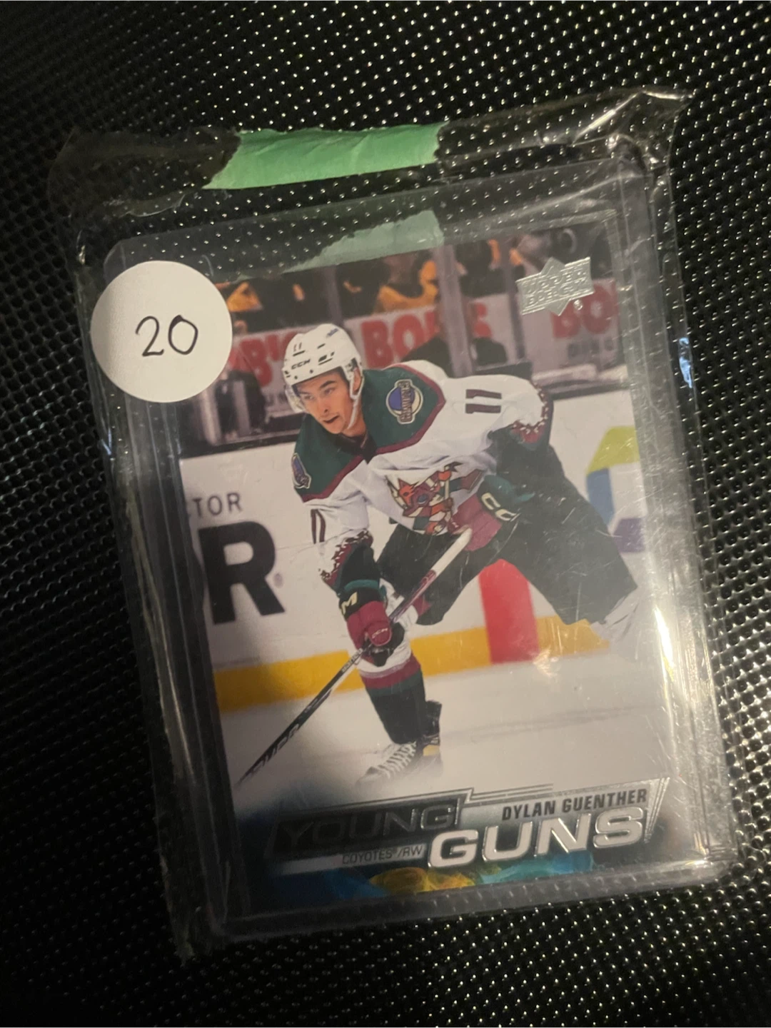Dylan Guenther Young Guns Hockey Card