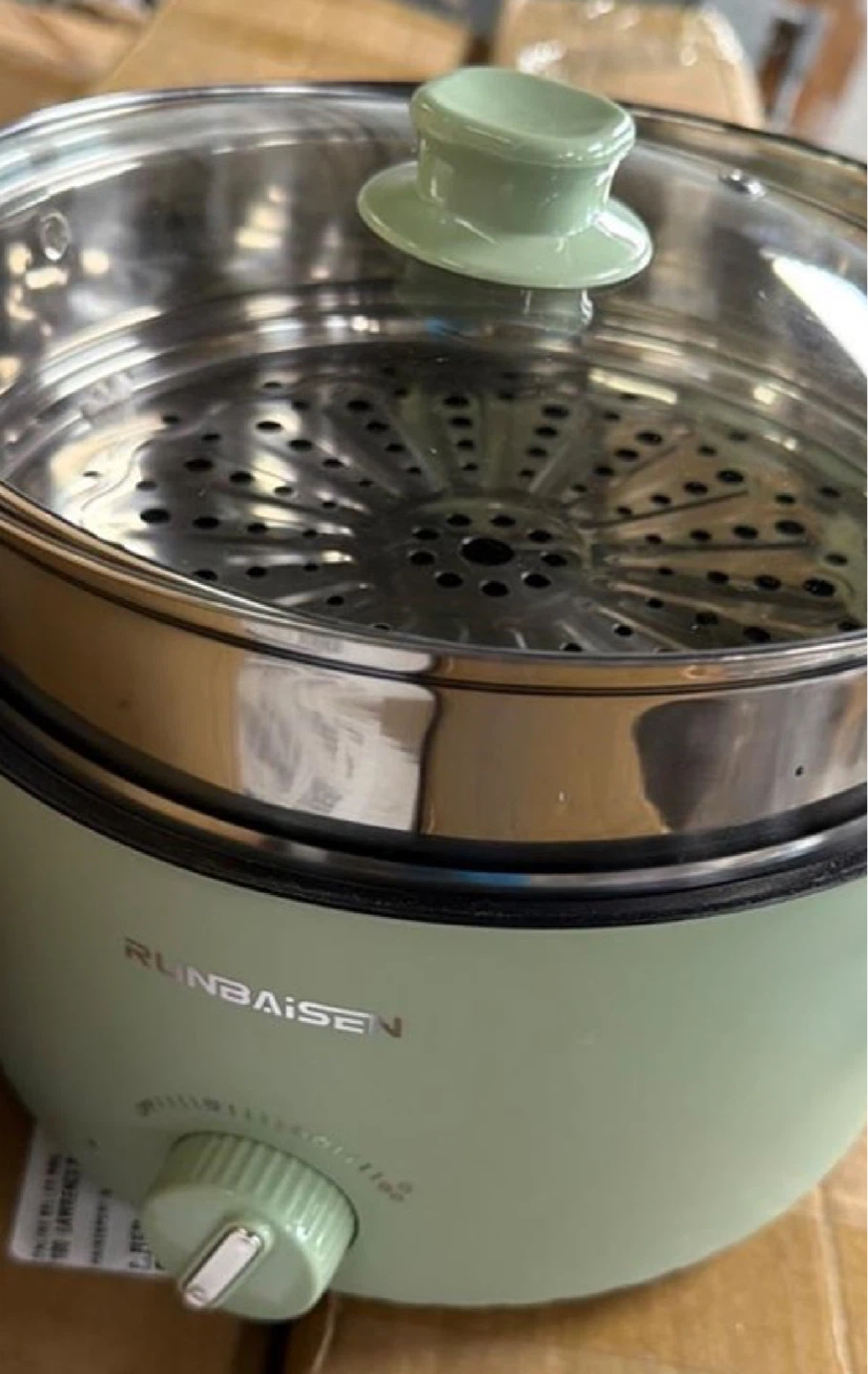 RUNBAISEN Electric Multi-Cooker with Steamer - photo 3
