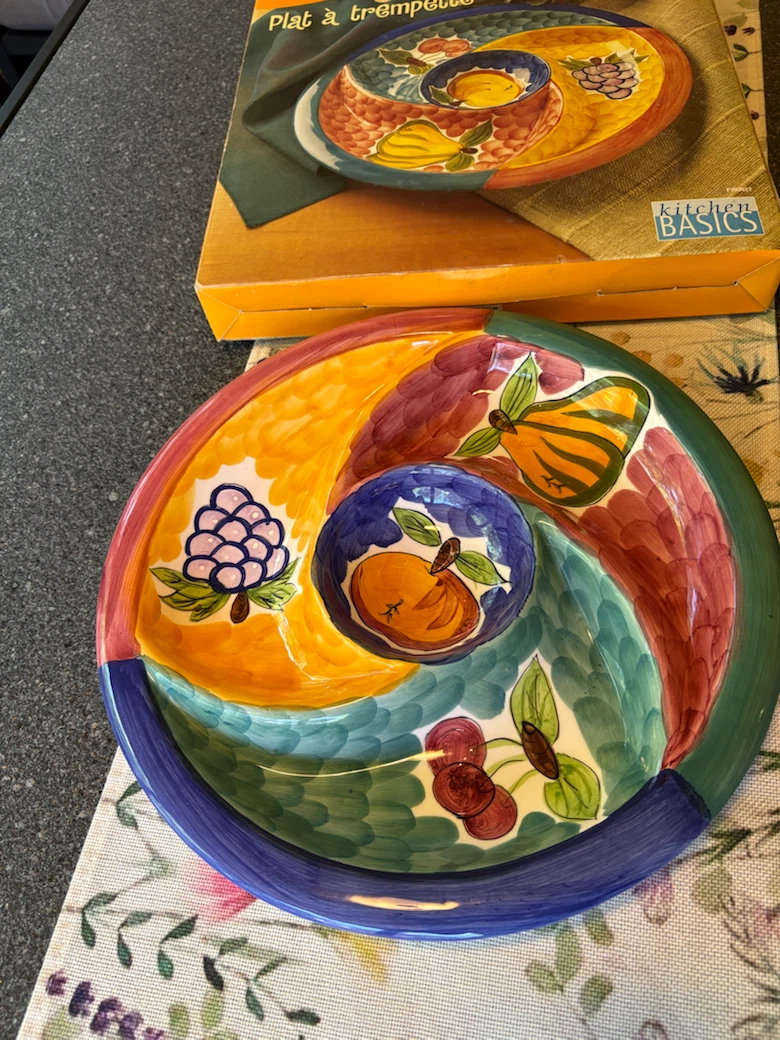 Kitchen Basics Plat à Trempette Dip Platter