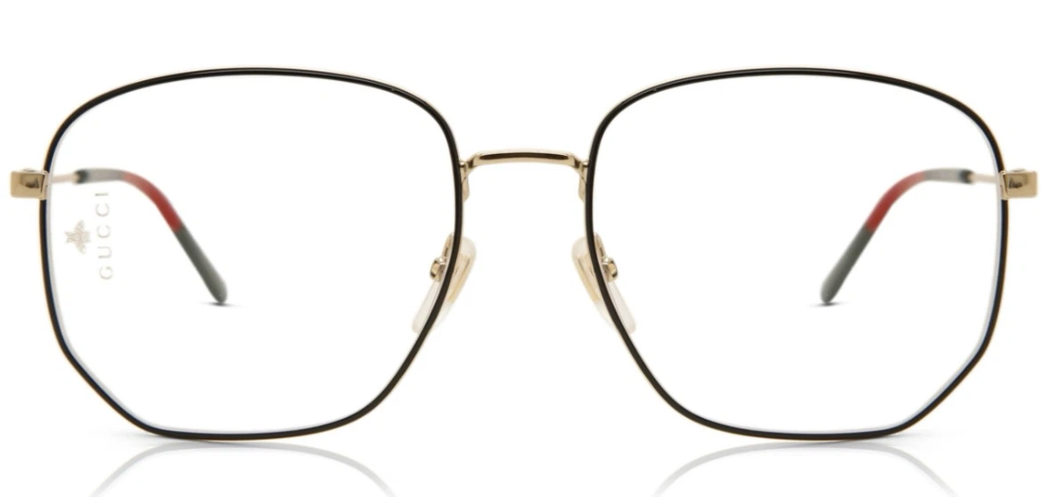 Gucci Black & Gold Frame Oversized Eyeglass Frame (GG03960) - photo 5