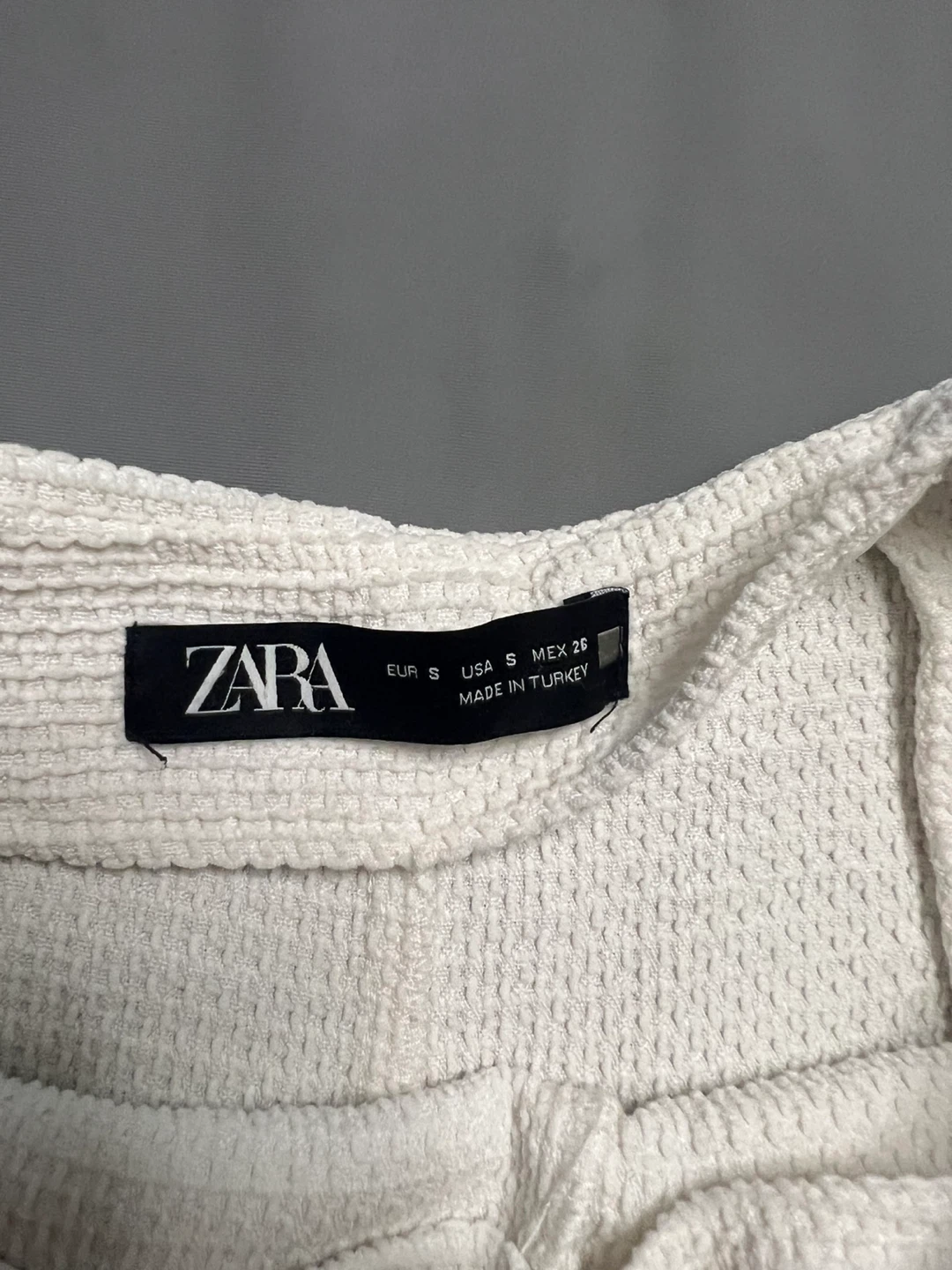 ZARA White Textured Skirt - photo 2