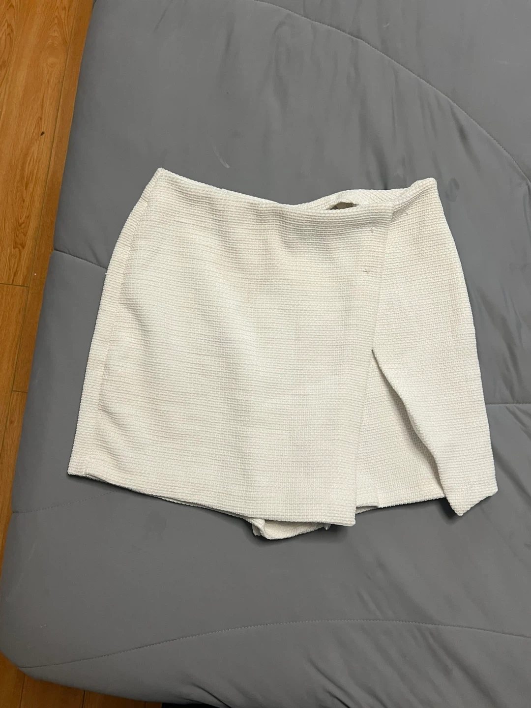 ZARA White Textured Skirt - photo 3