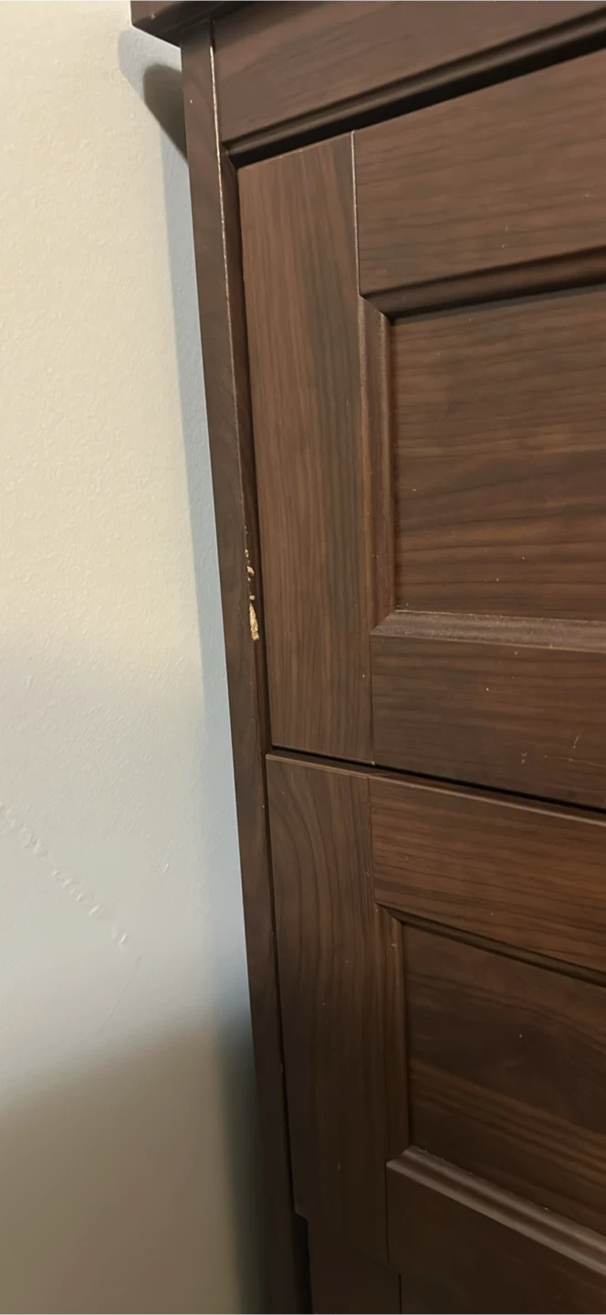 Dark Brown Dresser with 6 Drawers - photo 5