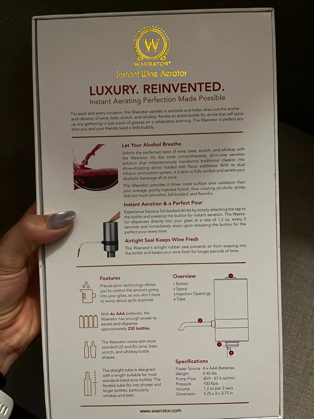 (New) Instant Wine Aerator - photo 3