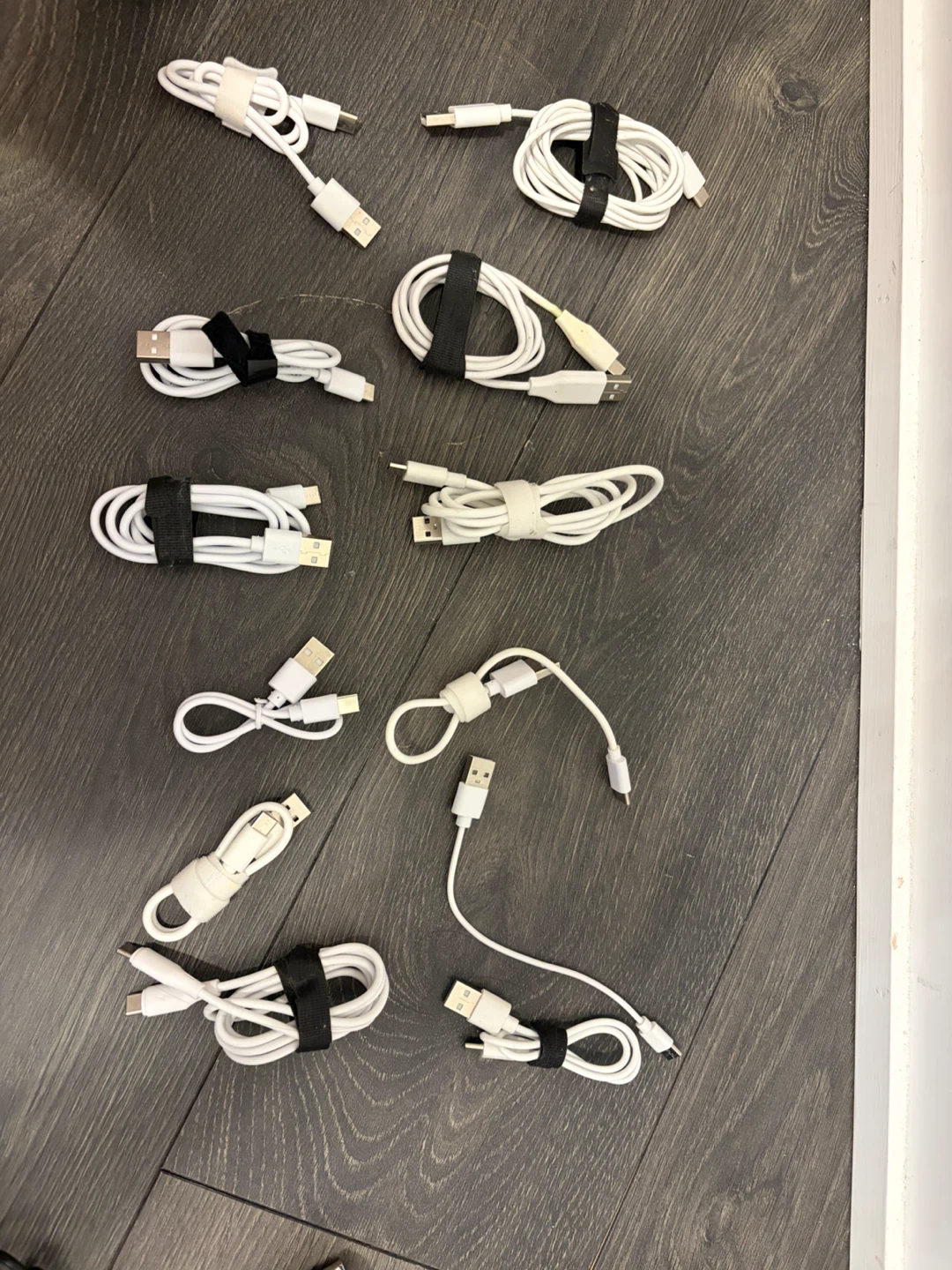 11x USB C Cables of White USB Charging Cables