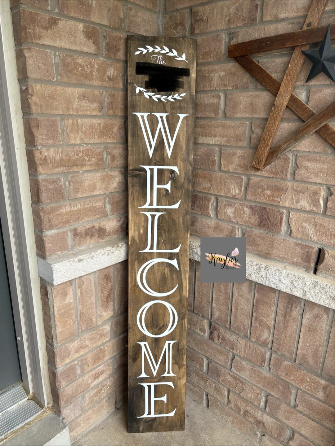 Welcome / Joyeux Noel Reversible Porch Sign