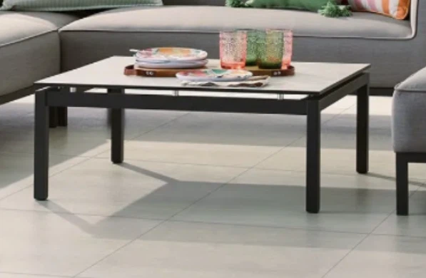 Gluckenstein Square Coffee Table with Marble Top