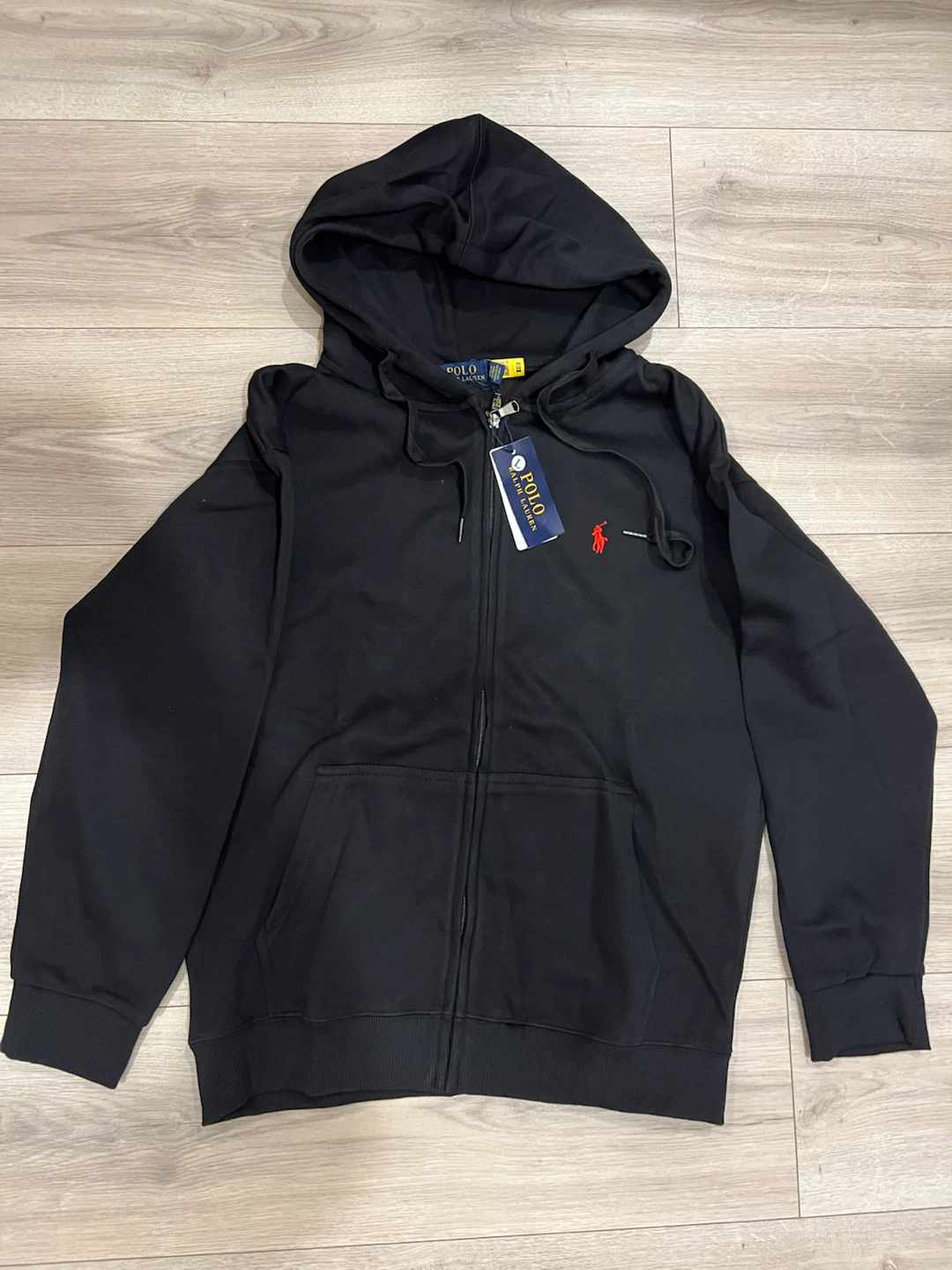 Polo Ralph Lauren Full Zip Hoodie Black