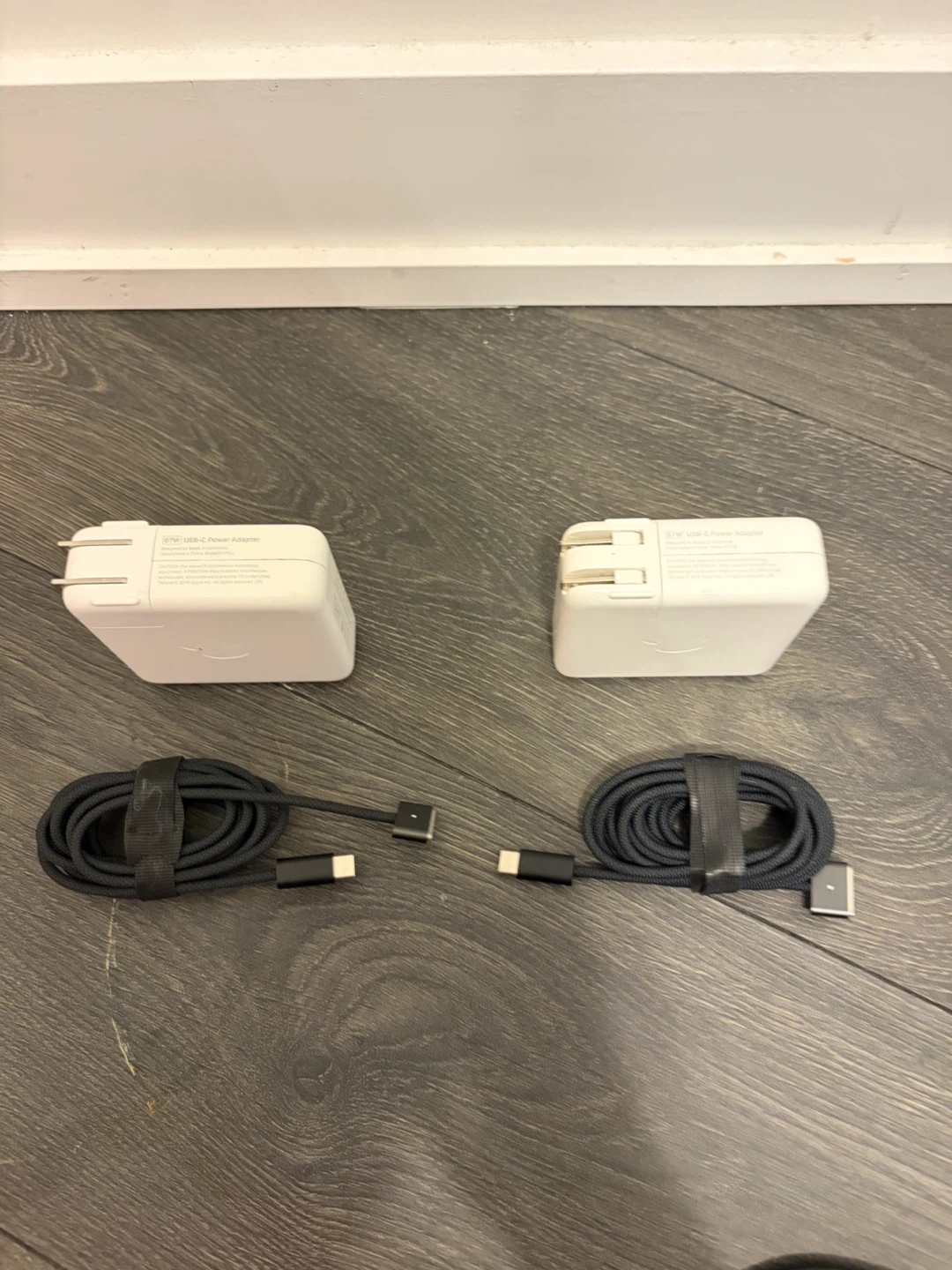 2x Apple 87W USB-C Power Adapter with Cable