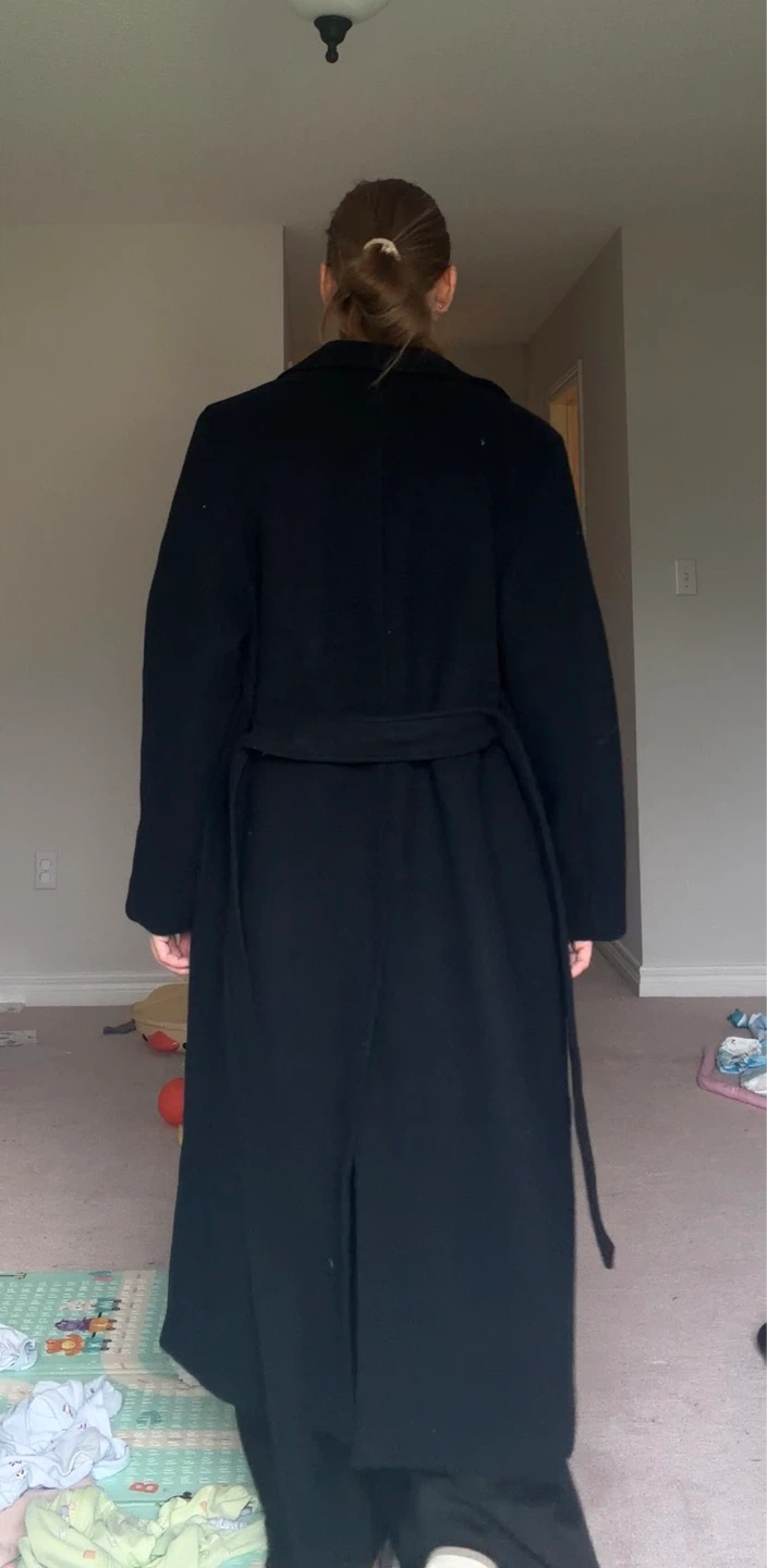 Calvin Klein Black Maxi Coat - photo 3