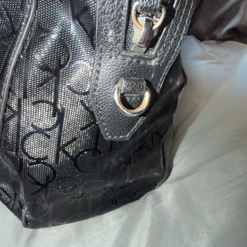 Calvin Klein Black Monogram Tote Bag - photo 2