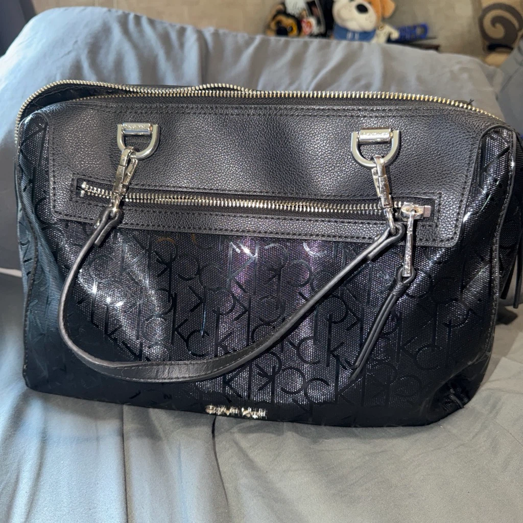 Calvin Klein Black Monogram Tote Bag - photo 4