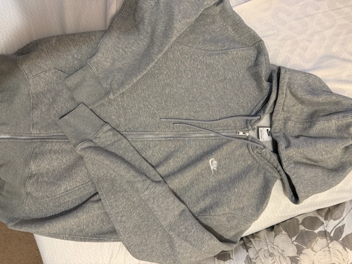Nike Grey Full Zip Hoodie - photo 2