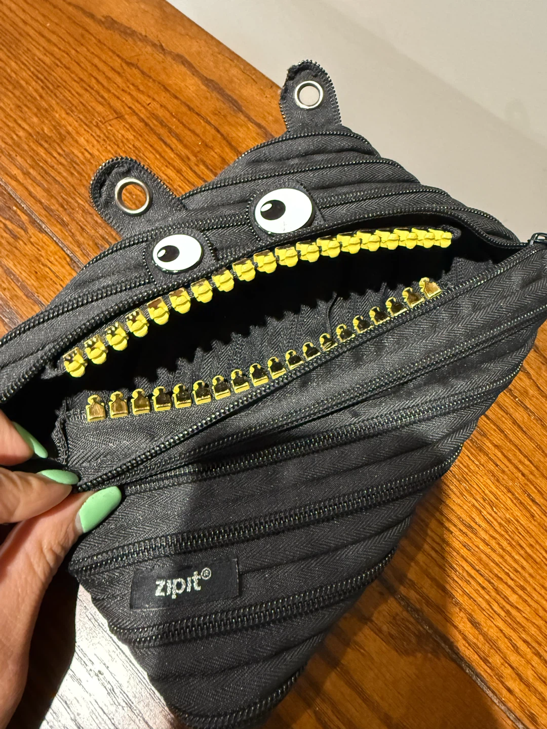 Zipit Black Monster Pencil Case