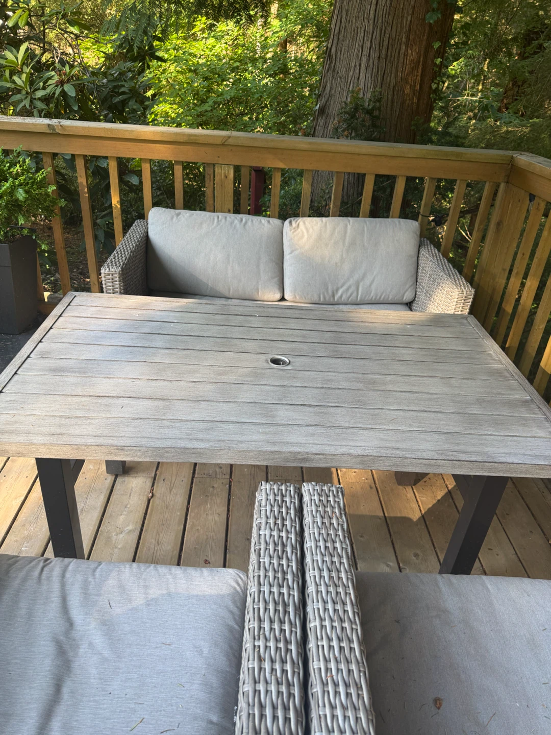 Patio Set with Table, Chairs, and Umbrella - photo 5