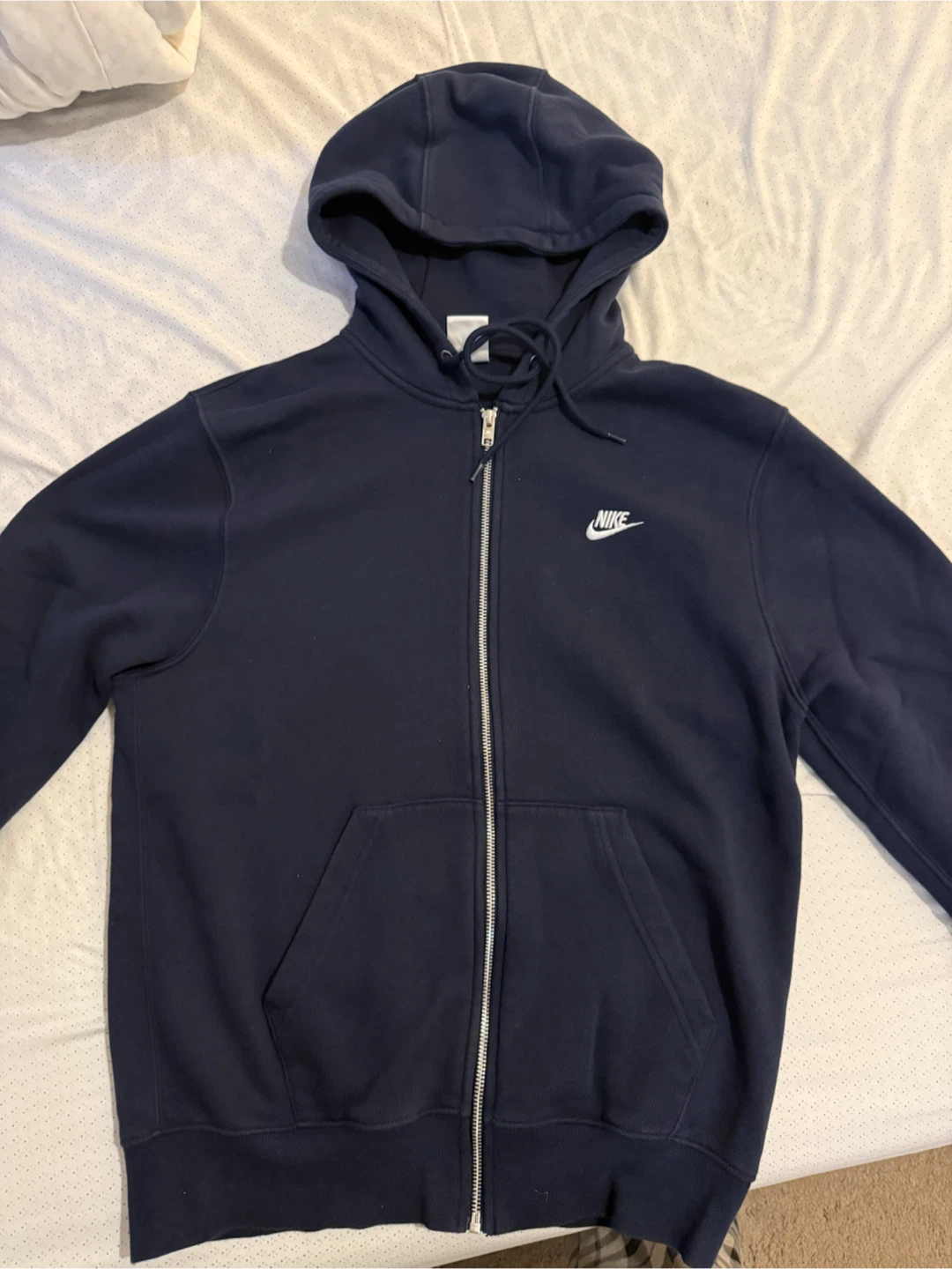 Nike Navy Zip-Up Hoodie