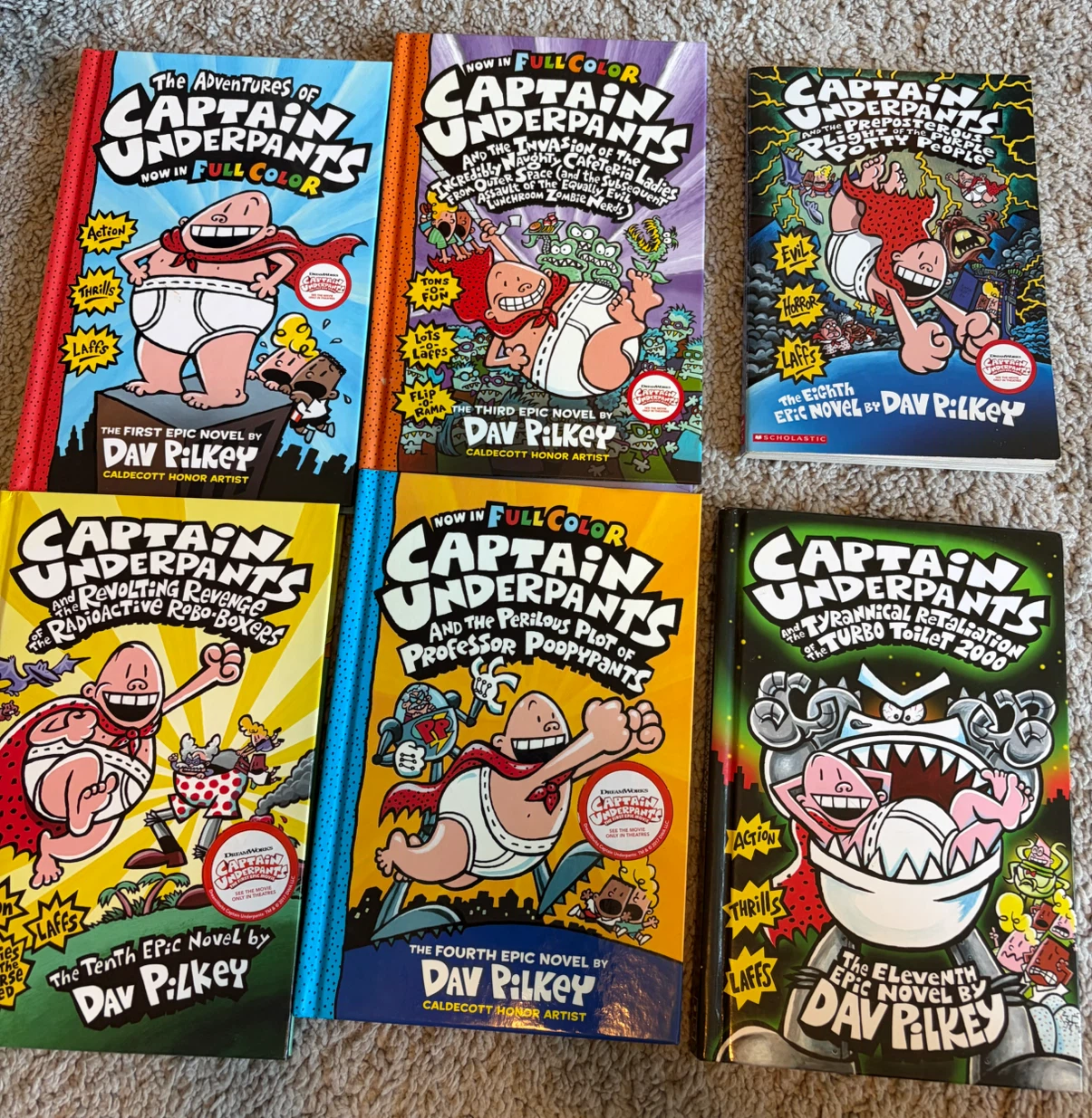 Captain Underpants  Books by Dav Pilkey