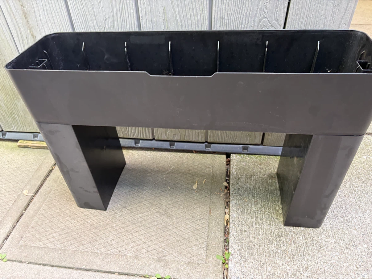 Black Raised Planter Box - photo 2