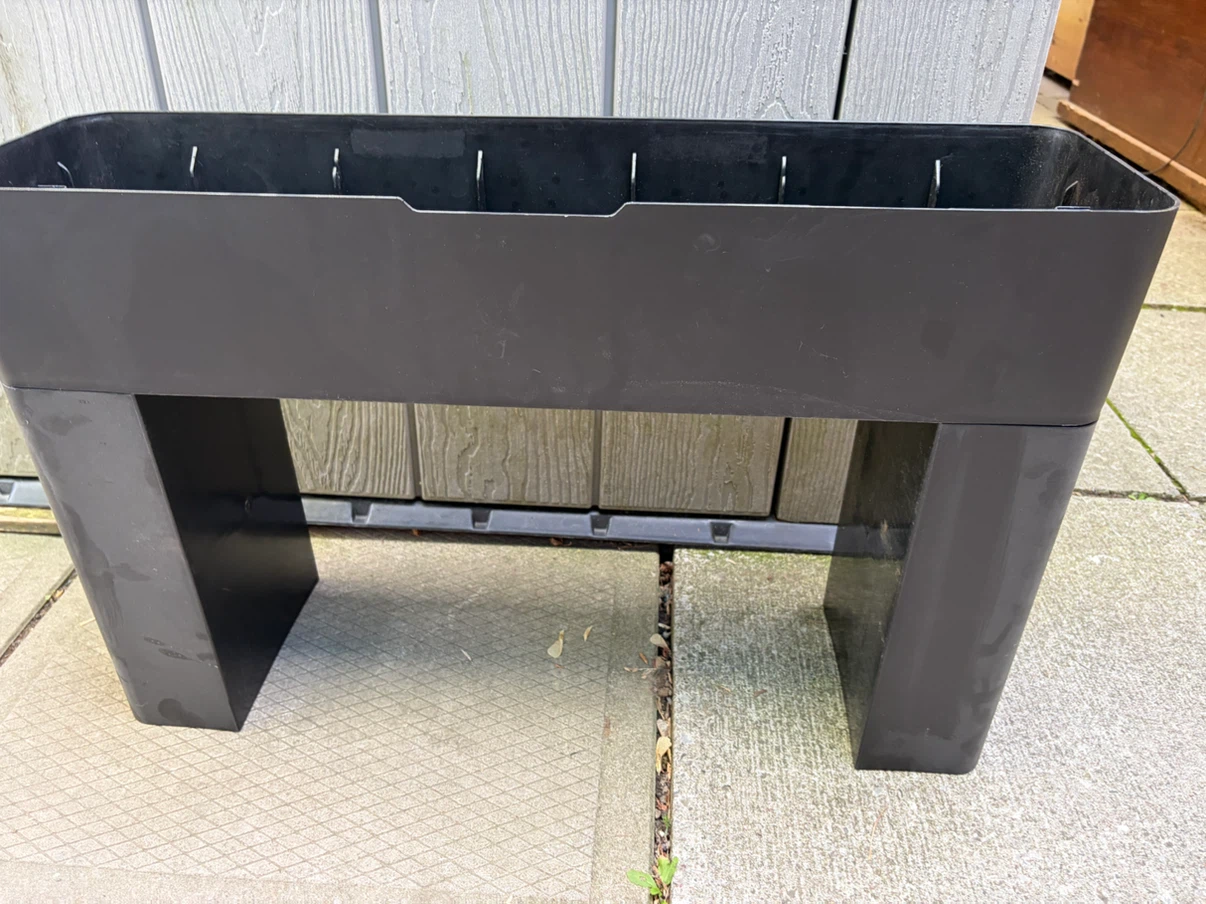 Black Raised Planter Box - photo 3
