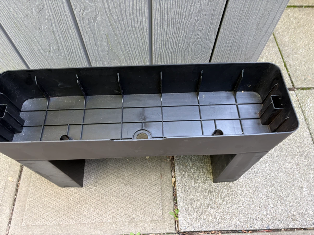 Black Raised Planter Box - photo 4