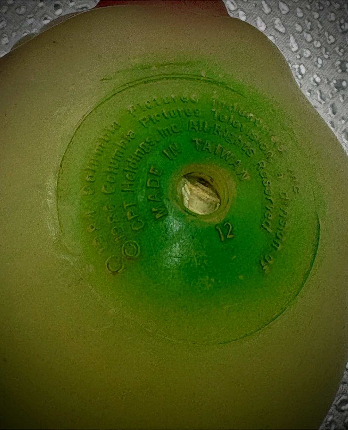 Vintage 1986 Ghostbusters Slimer Glow Mad Ball spinoff toy rare - photo 2