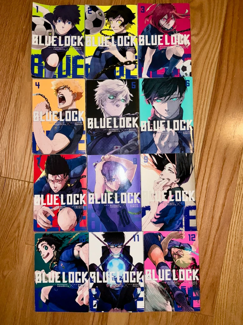 Blue Lock Manga Volumes 1-12