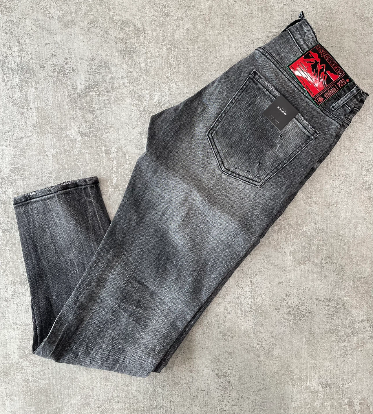 DSQUARED2 Men's Slim Fit Jeans - Grey Wash - photo 2