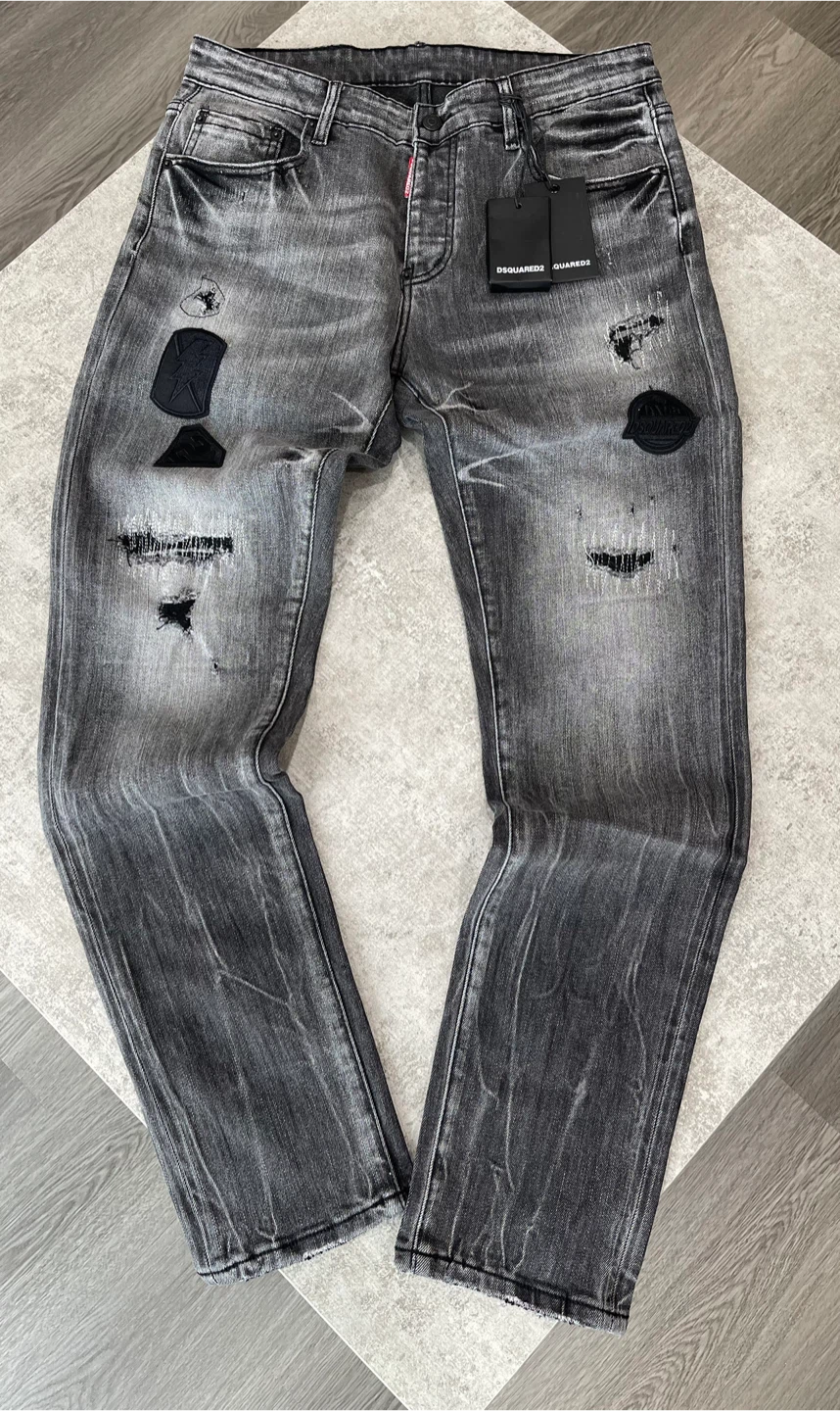 DSQUARED2 Men's Slim Fit Jeans - Grey Wash - photo 3