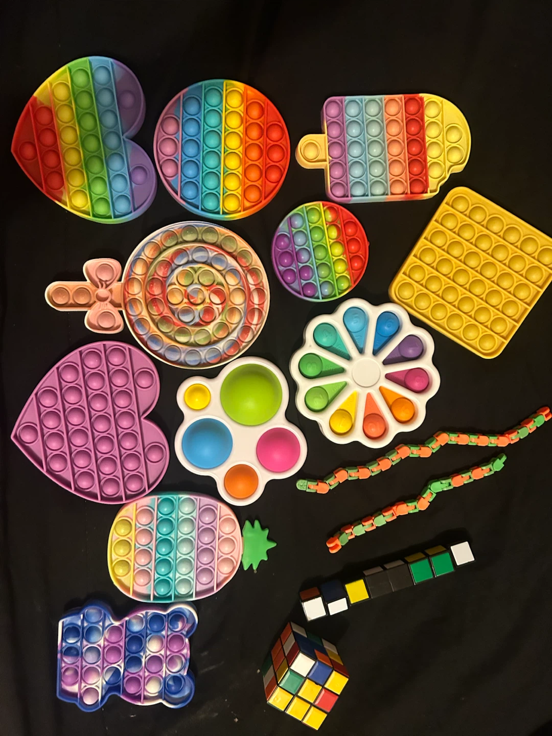 Assorted Pop-It Fidget Toys Lot