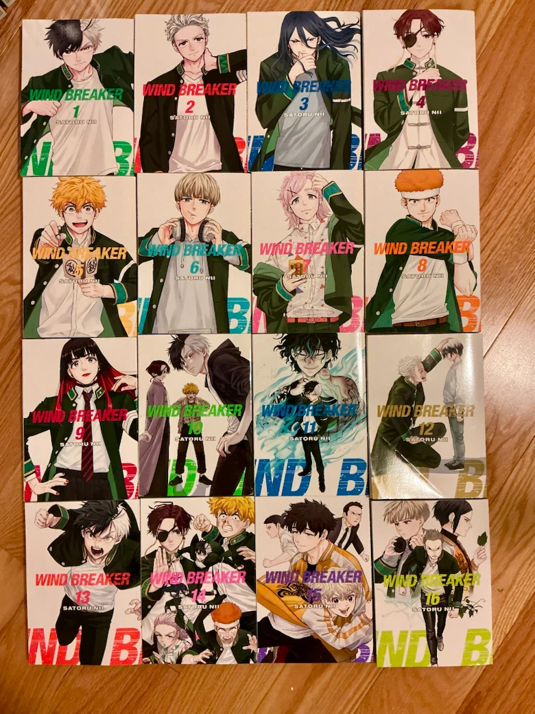 Wind Breaker volumes 1-16