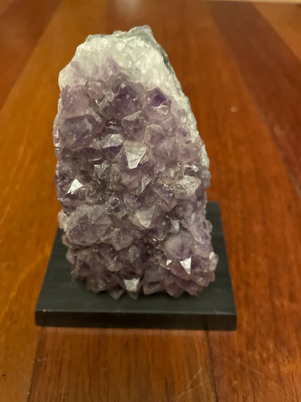 Amethyst Crystal Cluster on Stand - photo 2