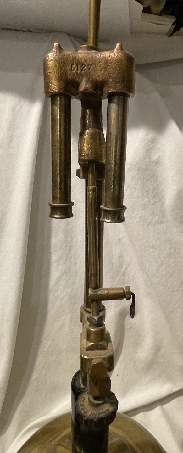 Coleman 1930’s Lamp, CQ 108 / 118, Brass - photo 5