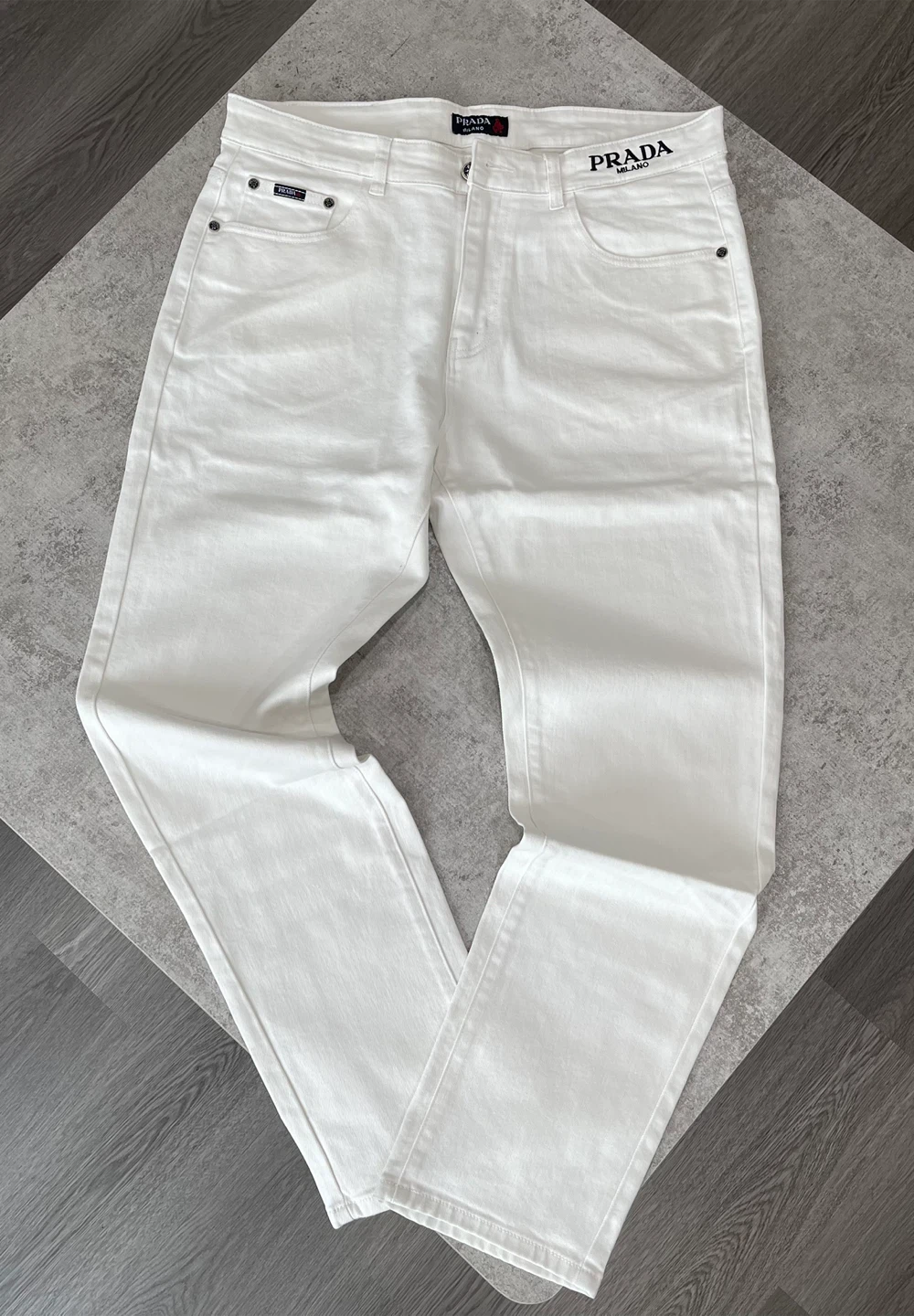 Prada White Denim Jeans - photo 3