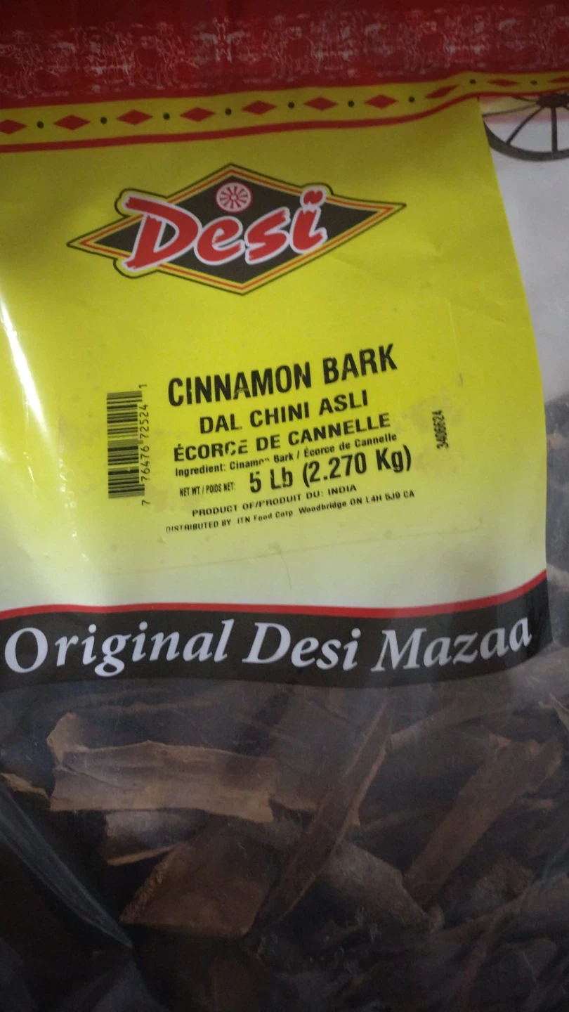 Desi Cinnamon Bark Dal Chini Asli - 5 Lb