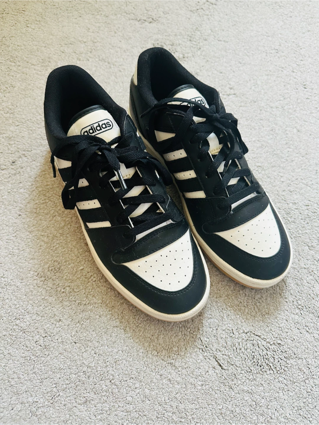 Adidas Men's Sneakers Black and White - photo 2