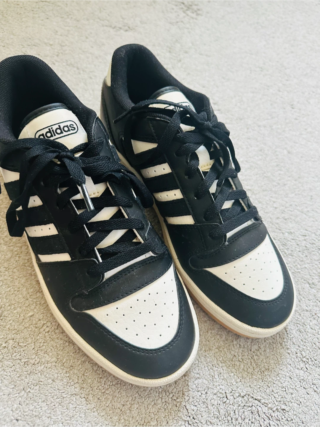 Adidas Men's Sneakers Black and White - photo 4