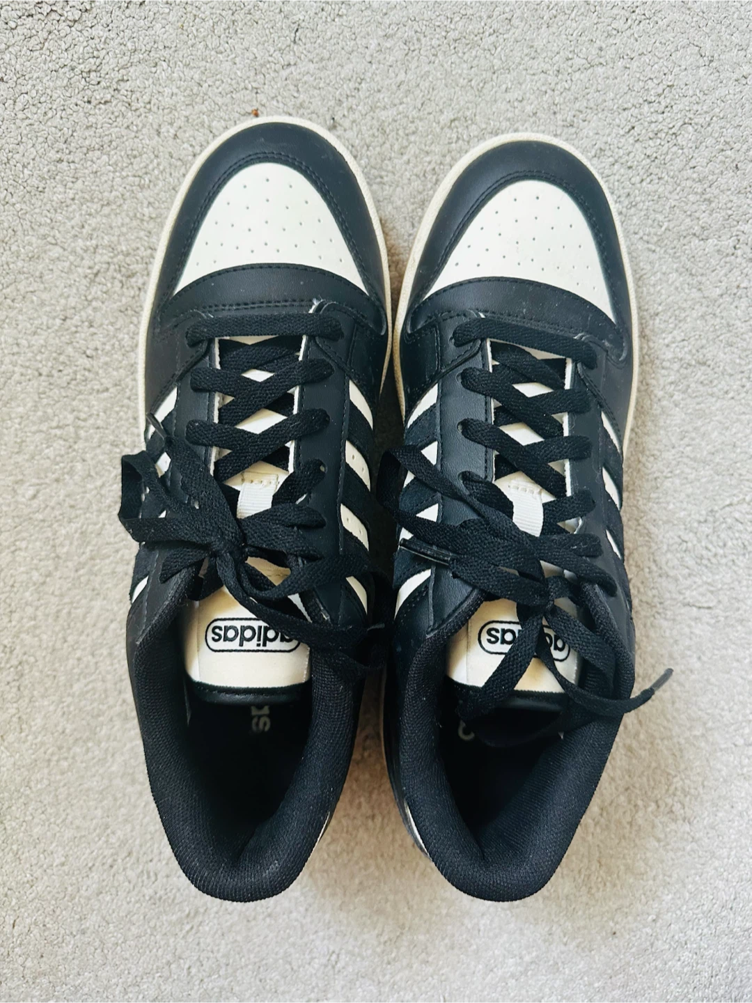 Adidas Men's Sneakers Black and White - photo 5