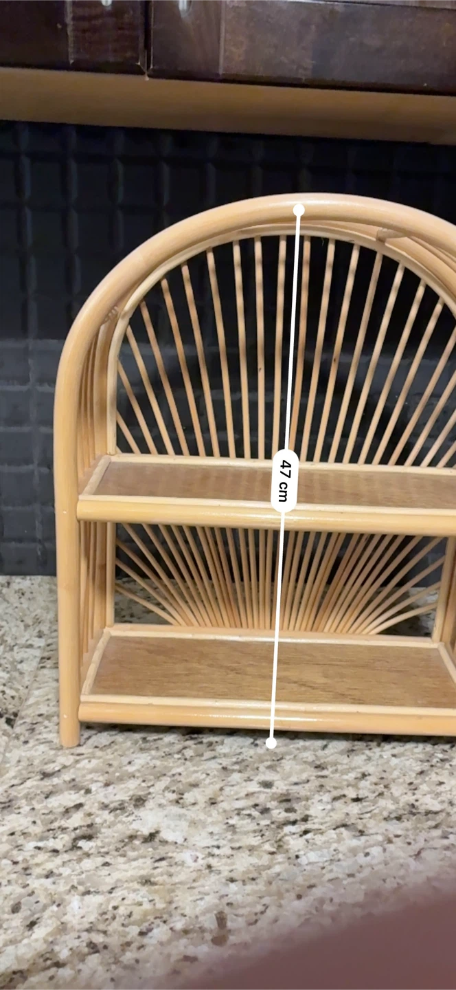 Rattan Shelf Unit - photo 3