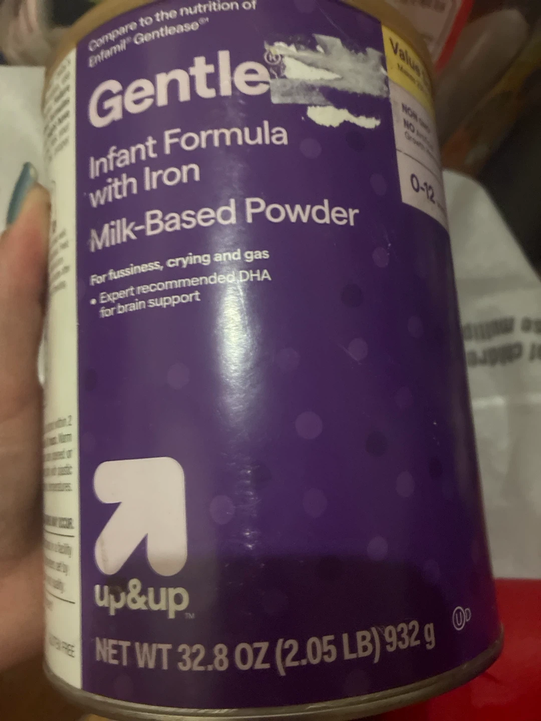 Up & Up Gentle Infant Formula powder 32.8 oz