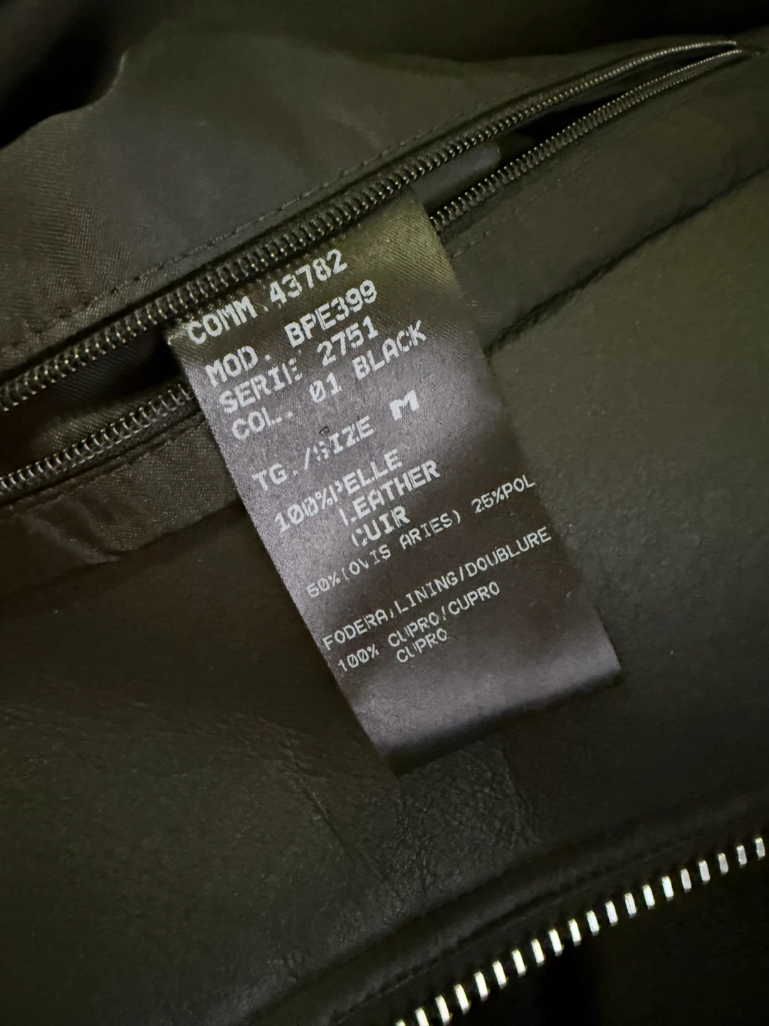 Neil Barrett SS15 Quilted Shoulder Leather Biker Jacket - photo 5
