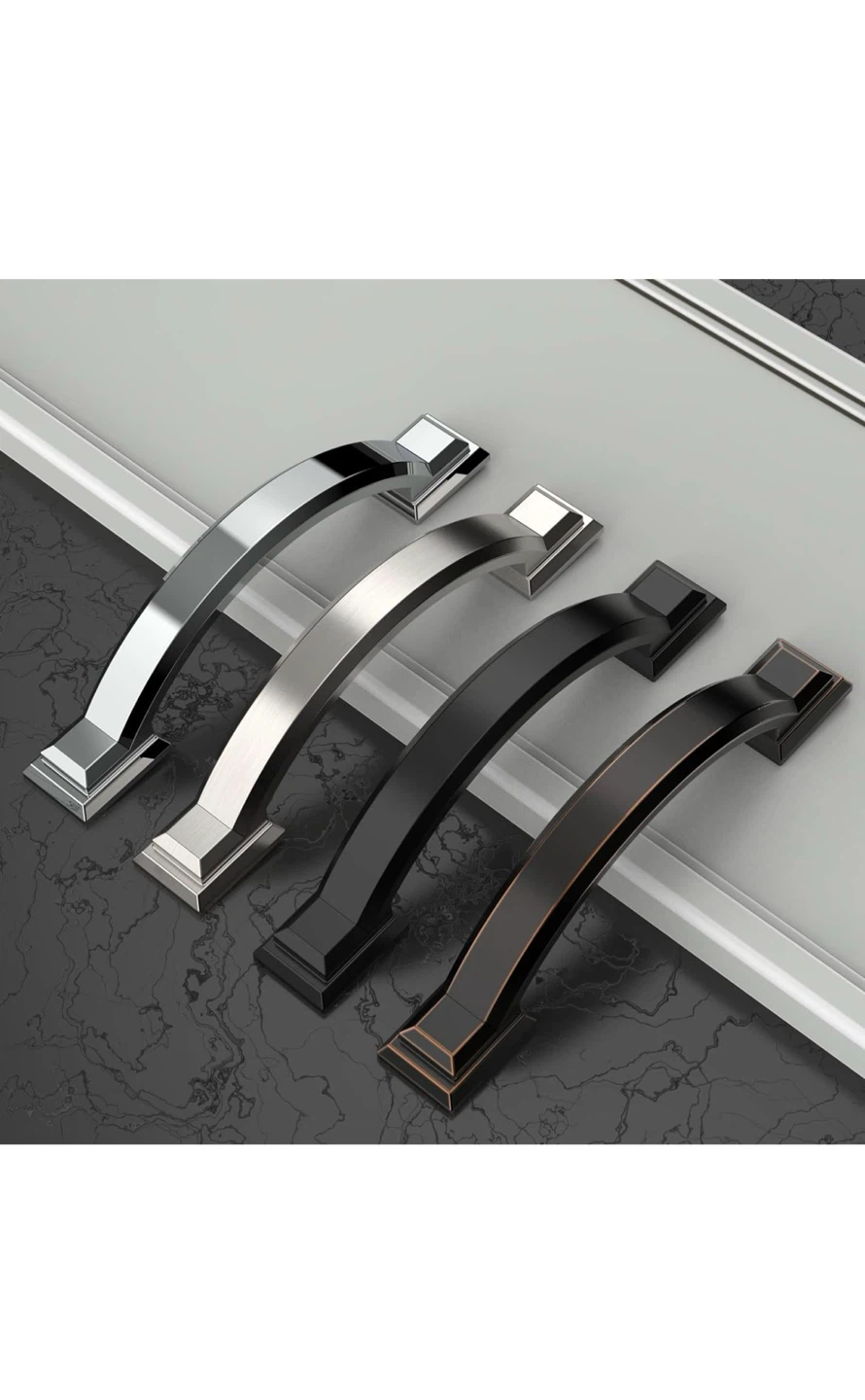 Asidrama 10 Pack 3 Inch Matte Black Kitchen Cabinet Handles, - photo 3