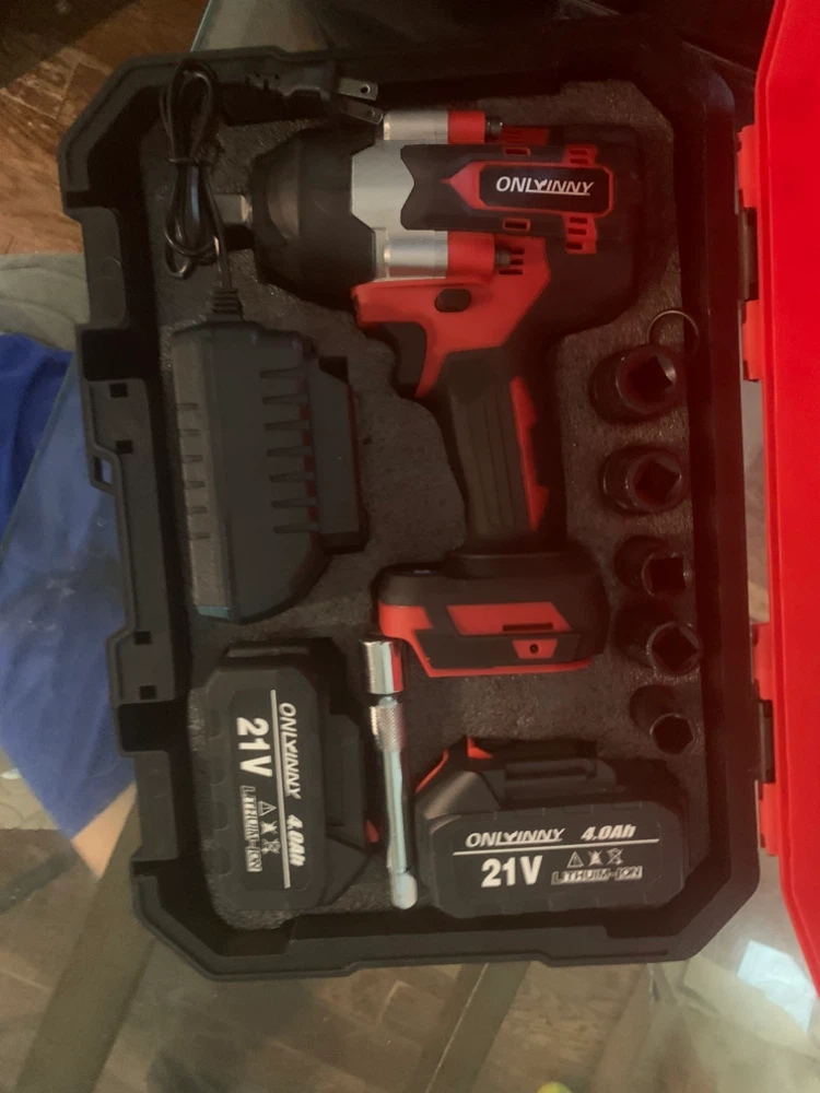 ONLYINNY Cordless Impact Wrench Kit