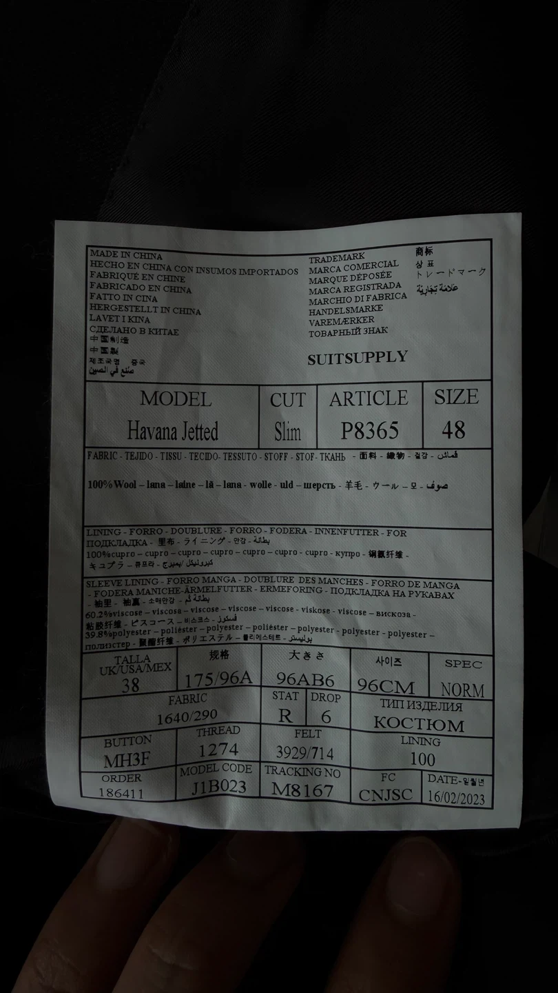 Suitsupply 100% Wool Suit – 38R - photo 5