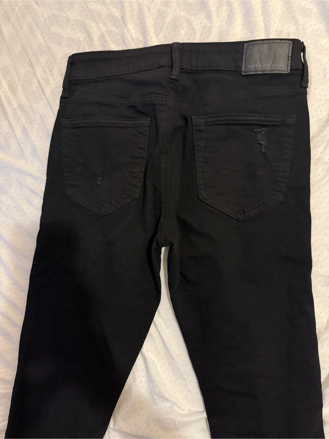 American Eagle Black Ripped Jeans