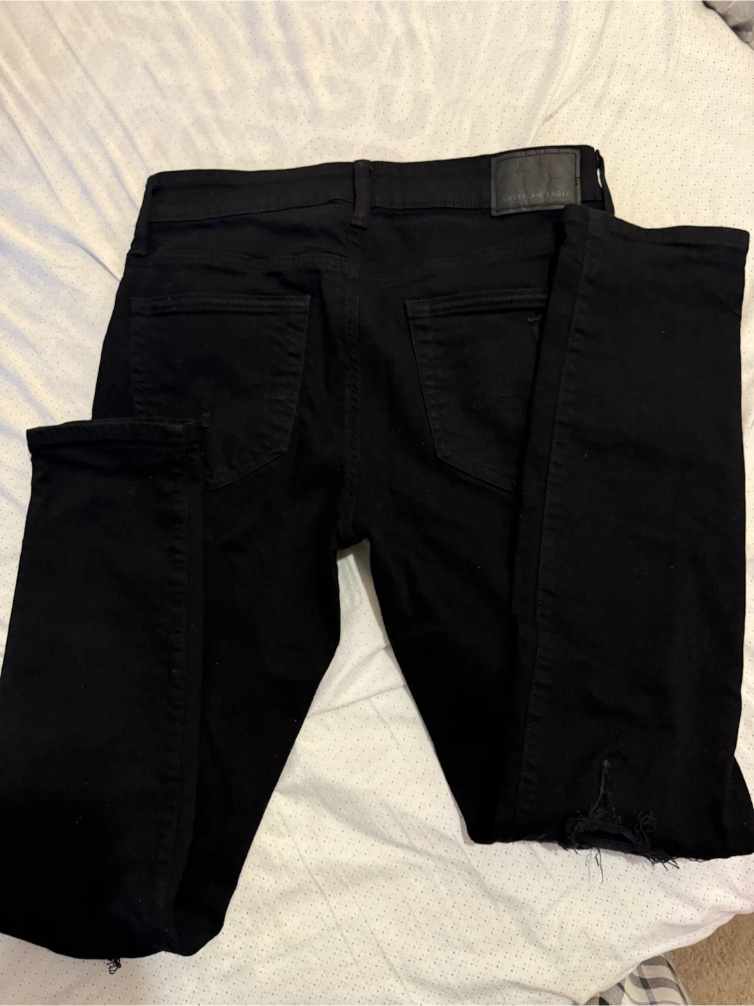 American Eagle Black Ripped Jeans - photo 4