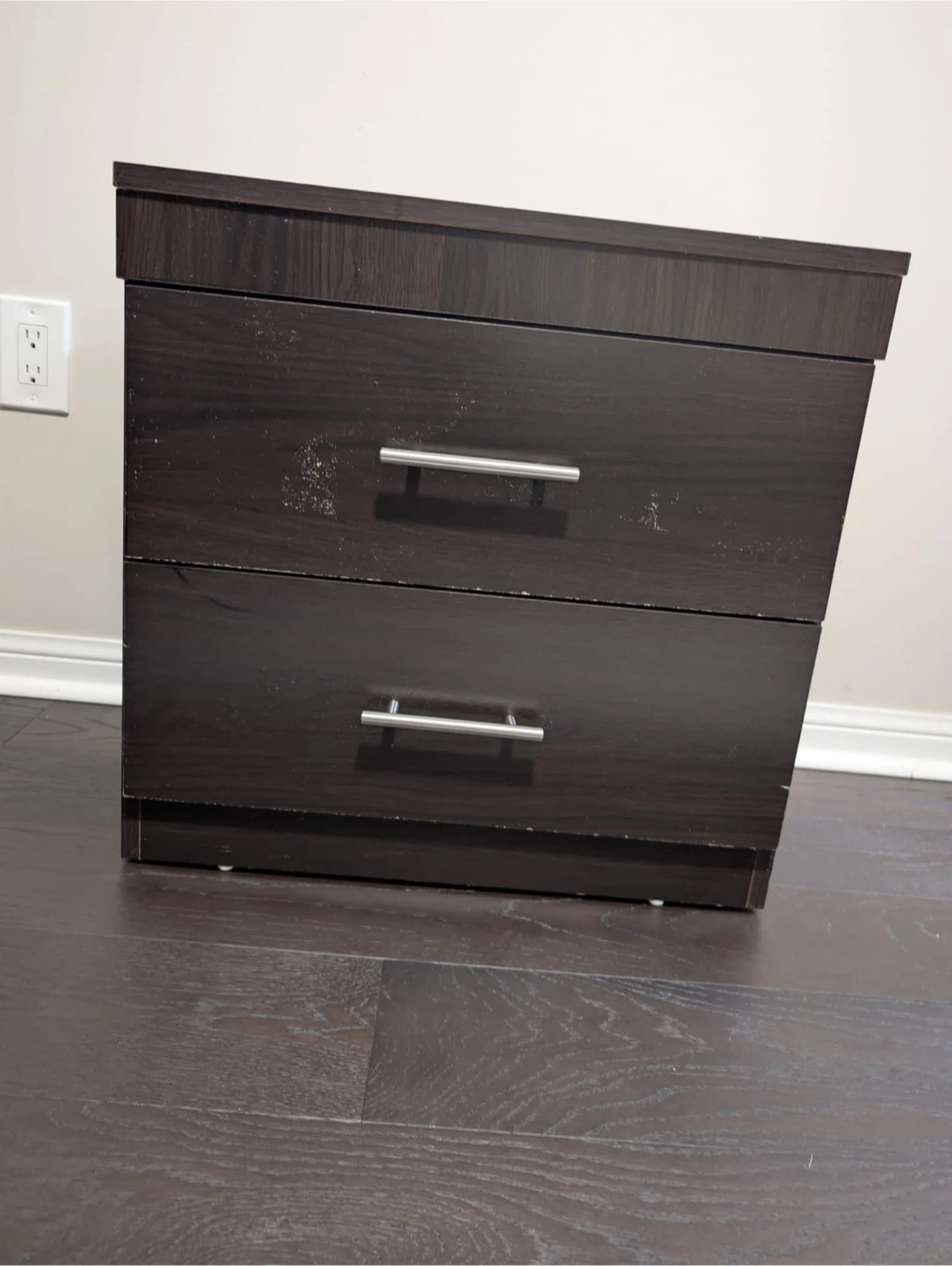 Dark Brown 2-Drawer Dresser / Night Stand - photo 2