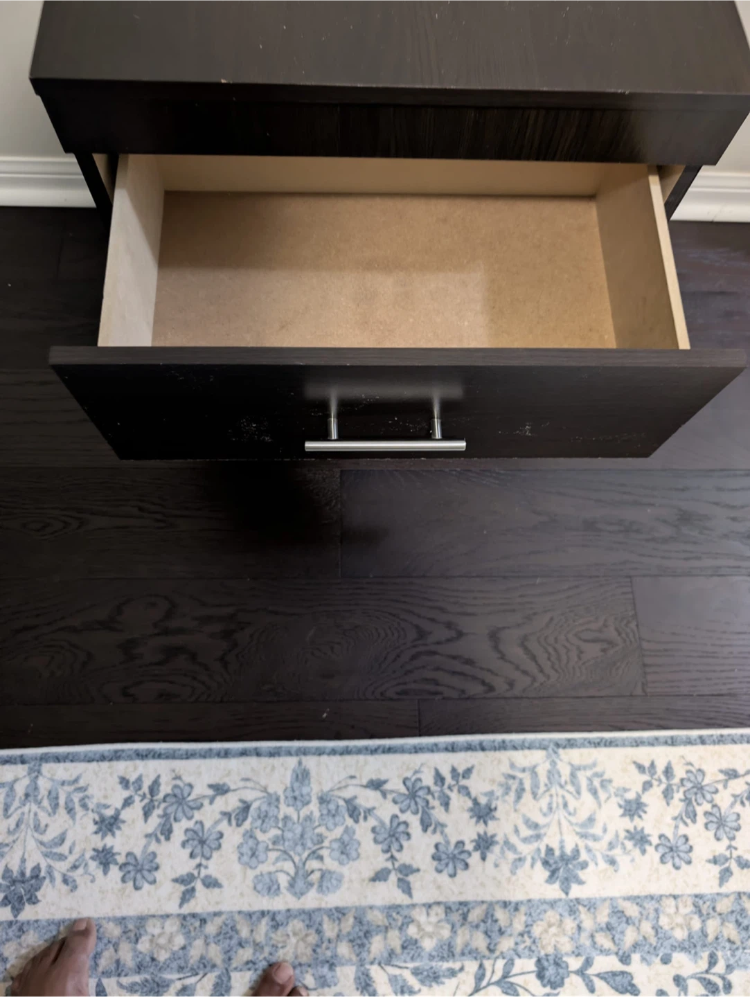 Dark Brown 2-Drawer Dresser / Night Stand - photo 3
