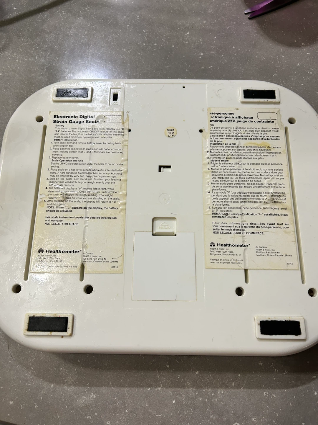 Health o meter Electronic Digital Scale - photo 2