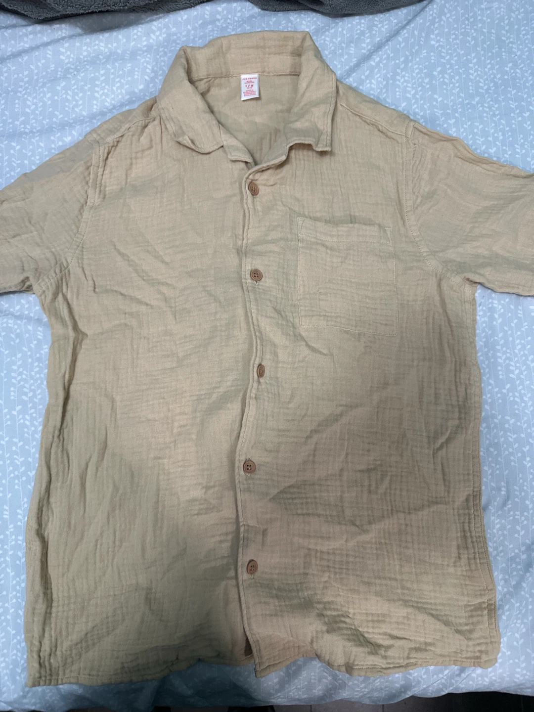 Joe fresh Tan Gauze Shirt